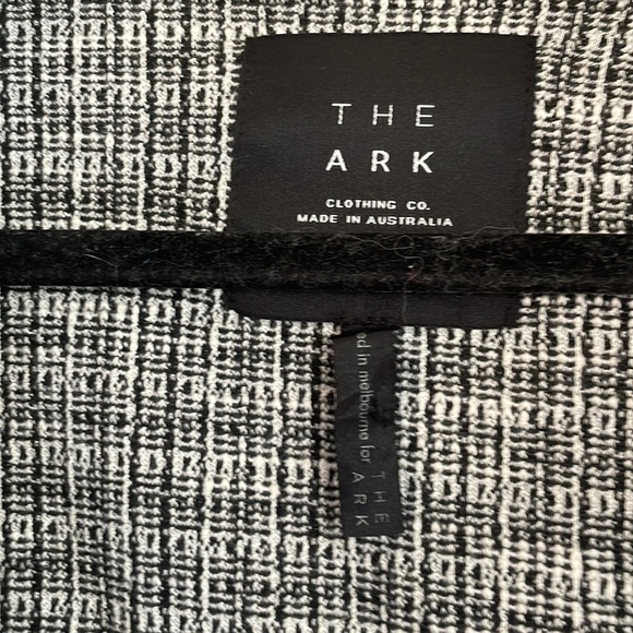 The Ark  Black Tweed Moto Jacket L - Picture 2 of 7